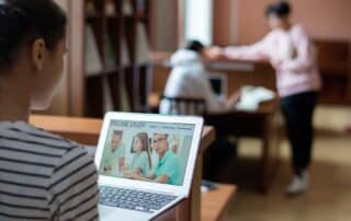 a student in an online private school.