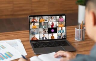 A student attending one of the best online private school.